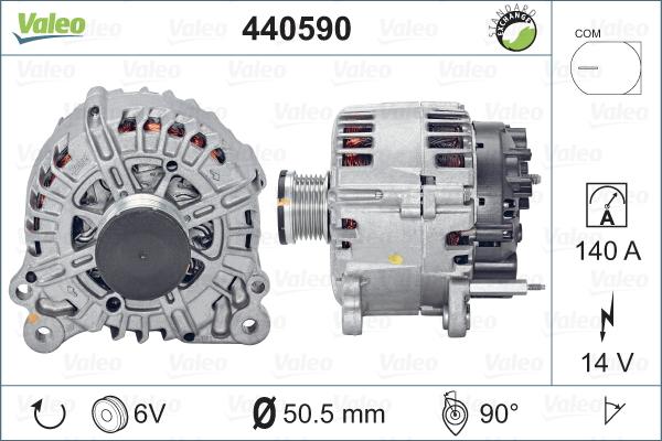 Valeo 440590 - Alternateur cwaw.fr