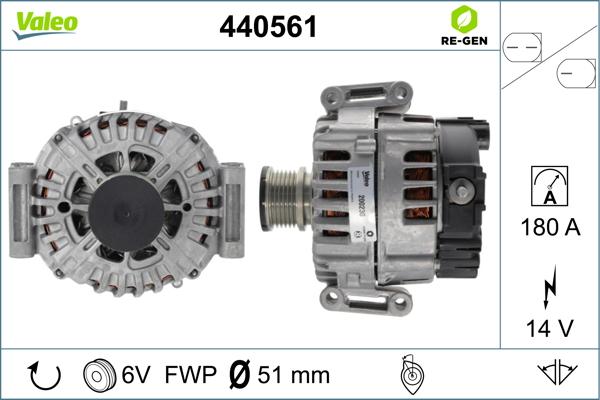 Valeo 440561 - Alternateur cwaw.fr