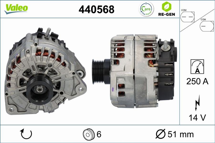 Valeo 440568 - Alternateur cwaw.fr