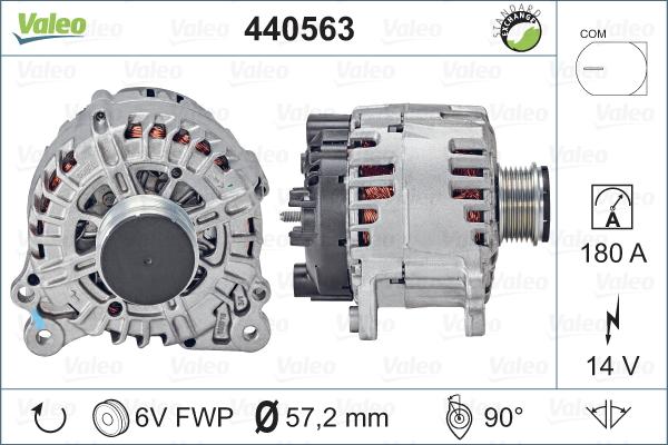 Valeo 440563 - Alternateur cwaw.fr