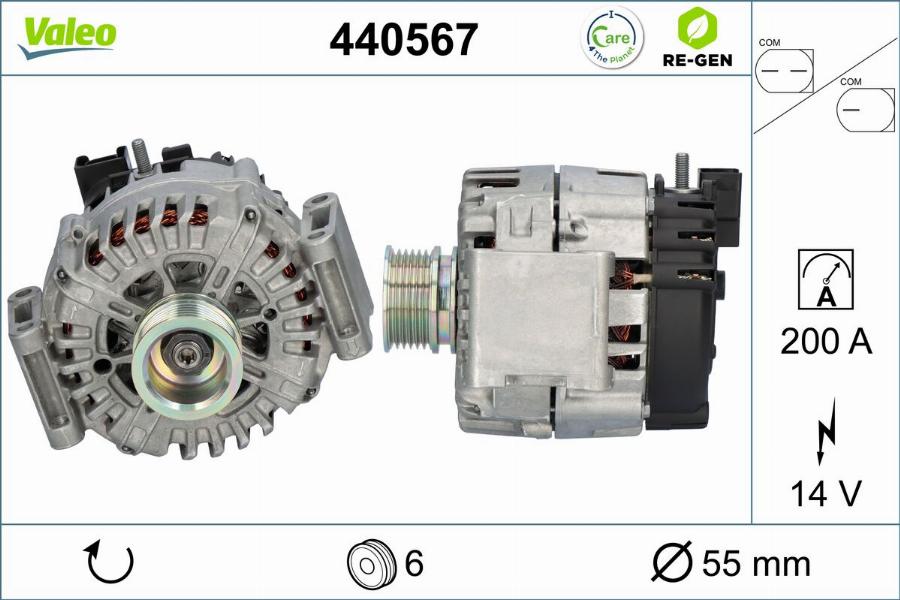 Valeo 440567 - Alternateur cwaw.fr