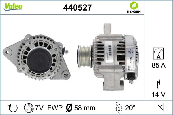 Valeo 440527 - Alternateur cwaw.fr