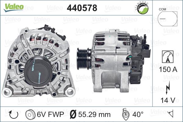 Valeo 440578 - Alternateur cwaw.fr