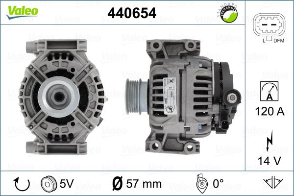 Valeo 440654 - Alternateur cwaw.fr