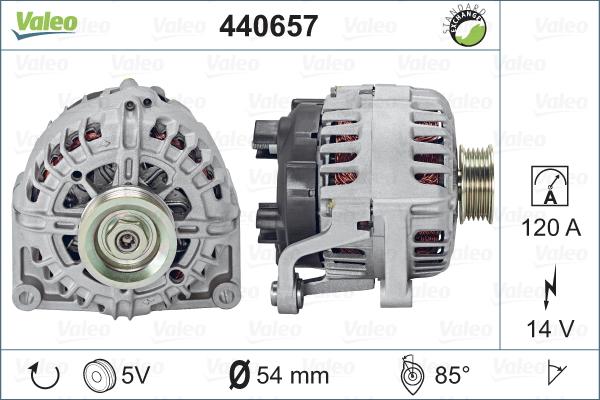 Valeo 440657 - Alternateur cwaw.fr