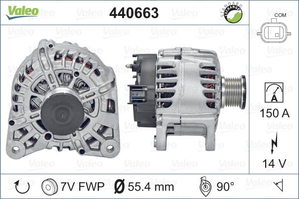 Valeo 440663 - Alternateur cwaw.fr