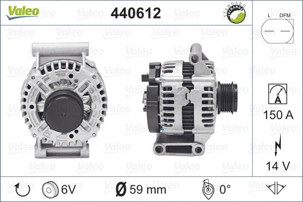 Valeo 440612 - Alternateur cwaw.fr