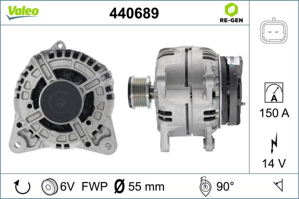 Valeo 440689 - Alternateur cwaw.fr