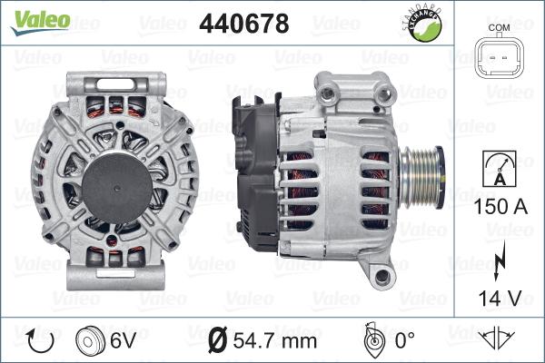 Valeo 440678 - Alternateur cwaw.fr