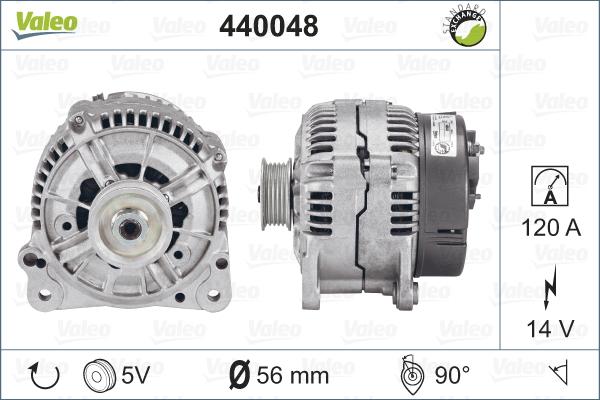 Valeo 440048 - Alternateur cwaw.fr