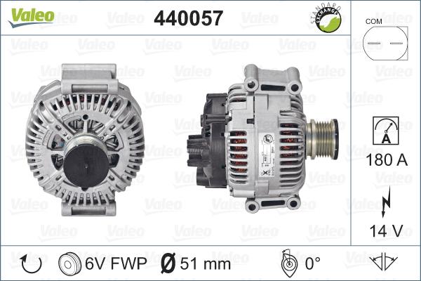 Valeo 440057 - Alternateur cwaw.fr