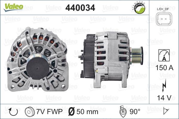 Valeo 440034 - Alternateur cwaw.fr