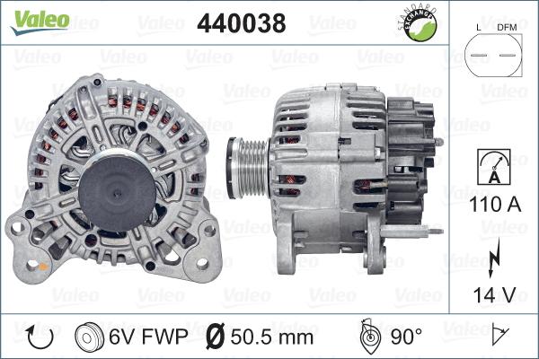 Valeo 440038 - Alternateur cwaw.fr