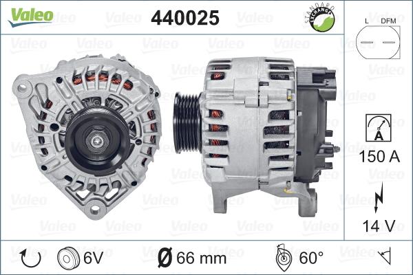 Valeo 440025 - Alternateur cwaw.fr