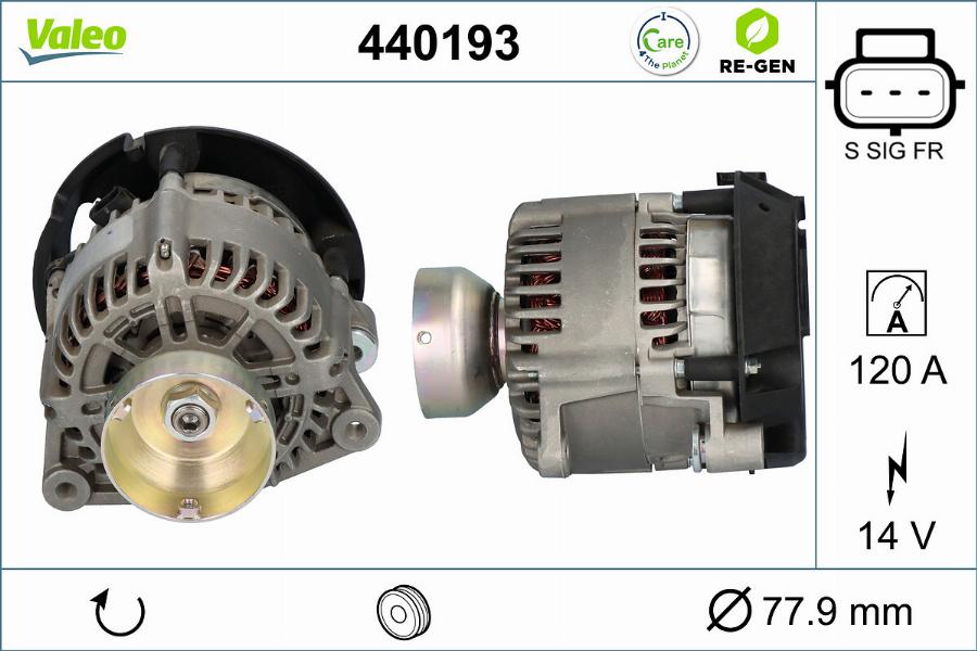 Valeo 440193 - Alternateur cwaw.fr