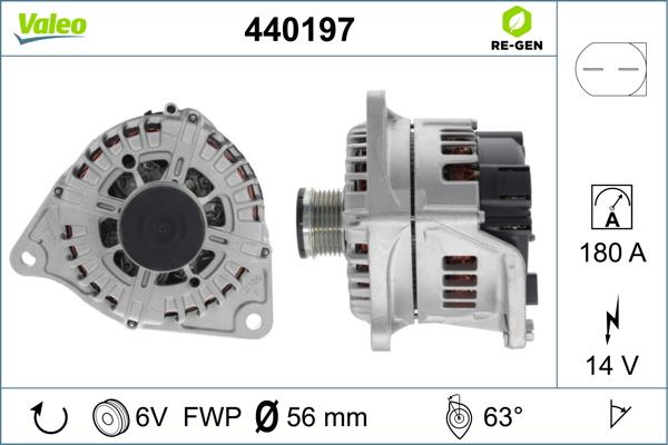 Valeo 440197 - Alternateur cwaw.fr