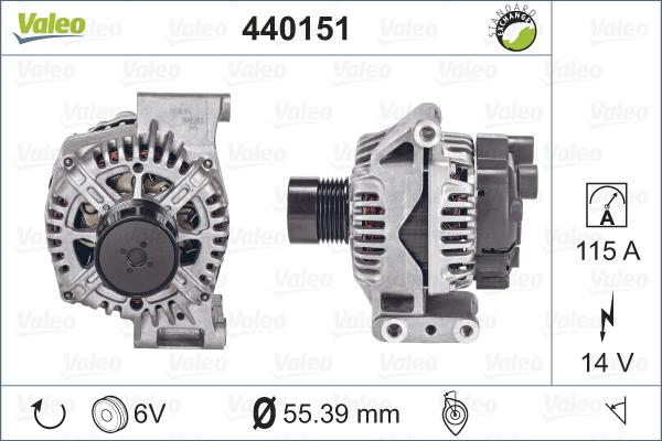 Valeo 440151 - Alternateur cwaw.fr