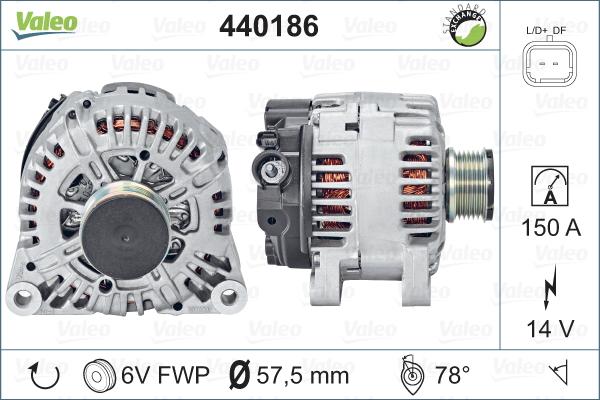 Valeo 440186 - Alternateur cwaw.fr