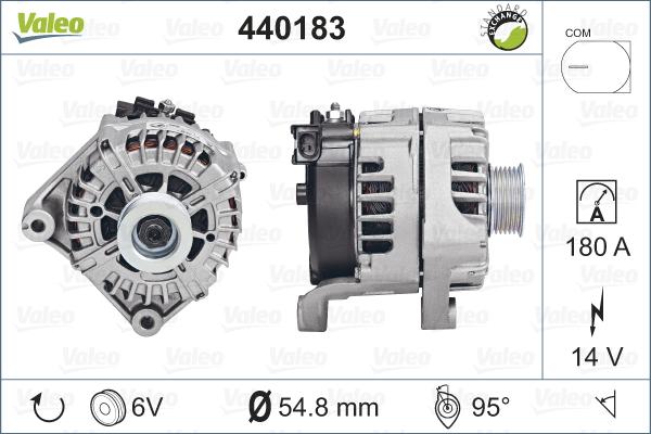 Valeo 440183 - Alternateur cwaw.fr