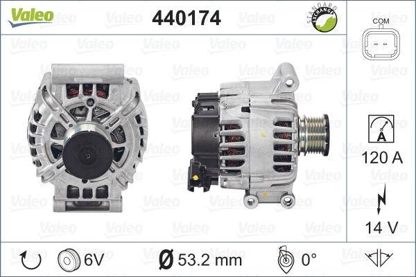 Valeo 440174 - Alternateur cwaw.fr