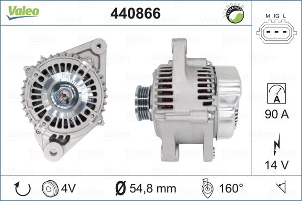 Valeo 440866 - Alternateur cwaw.fr