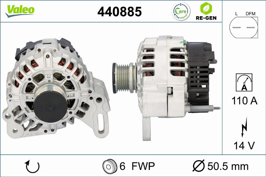 Valeo 440885 - Alternateur cwaw.fr