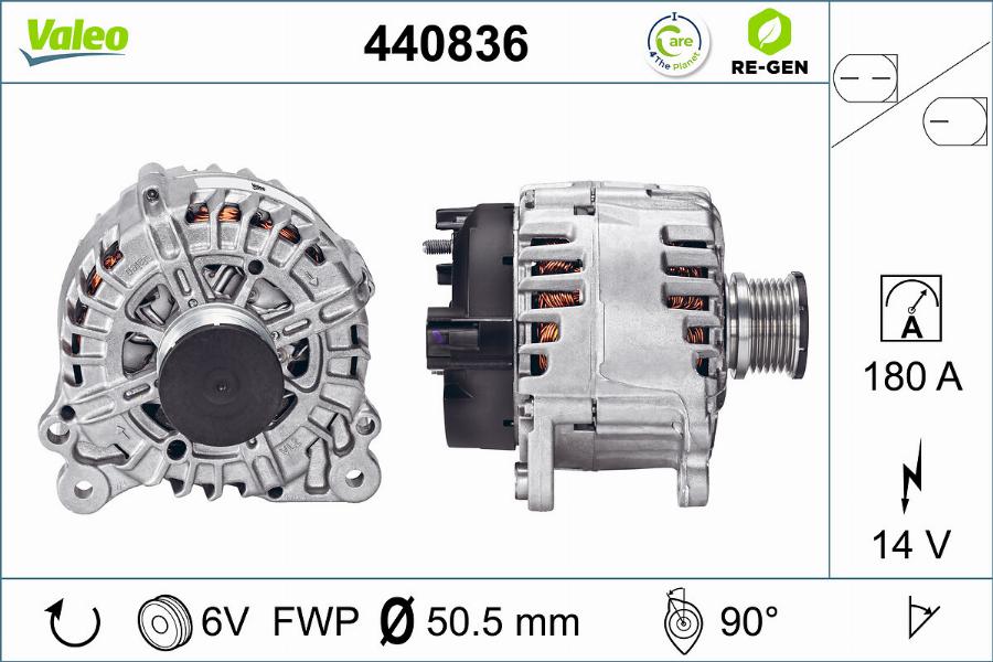 Valeo 440836 - Alternateur cwaw.fr