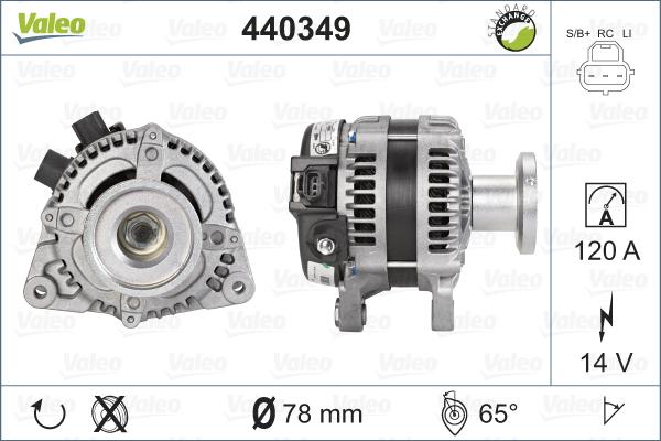 Valeo 440349 - Alternateur cwaw.fr