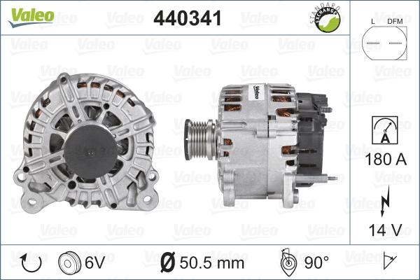 Valeo 440341 - Alternateur cwaw.fr