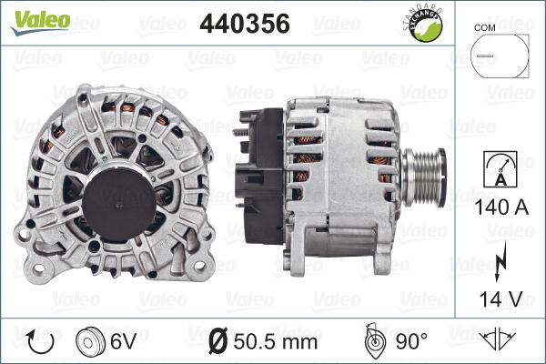 Valeo 440356 - Alternateur cwaw.fr