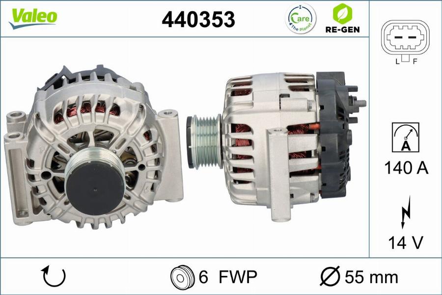 Valeo 440353 - Alternateur cwaw.fr