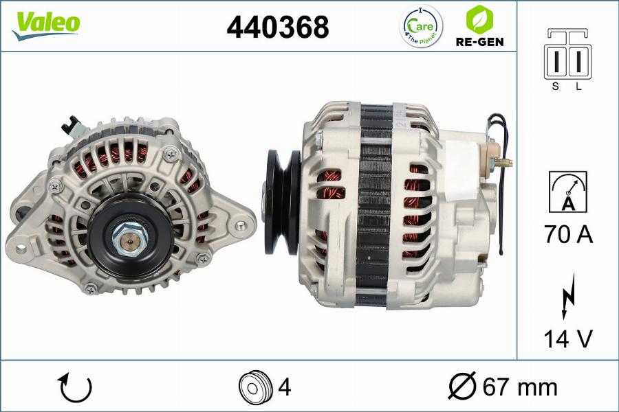 Valeo 440368 - Alternateur cwaw.fr