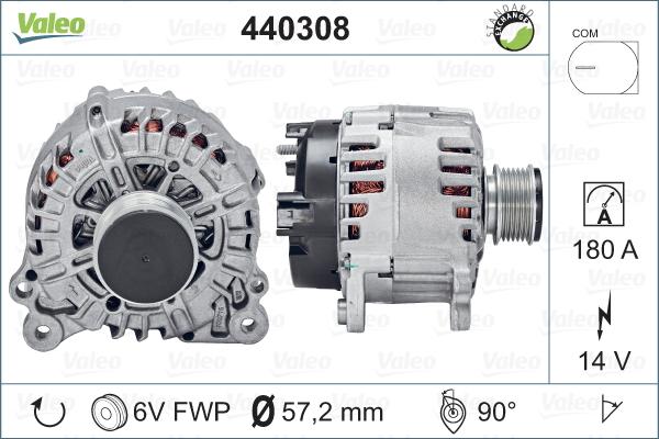 Valeo 440308 - Alternateur cwaw.fr