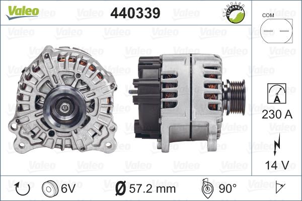 Valeo 440339 - Alternateur cwaw.fr