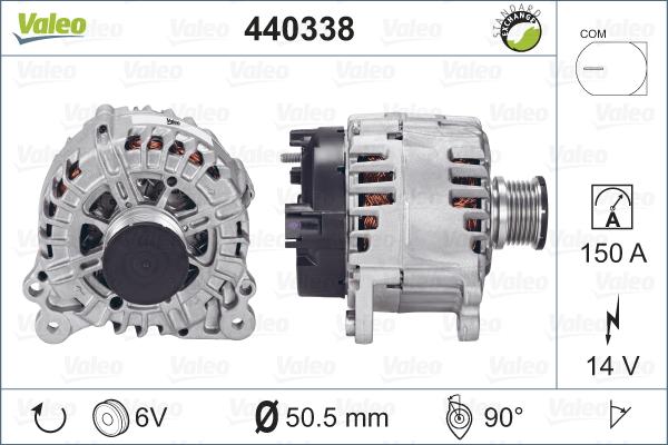 Valeo 440338 - Alternateur cwaw.fr