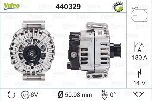 Valeo 440329 - Alternateur cwaw.fr