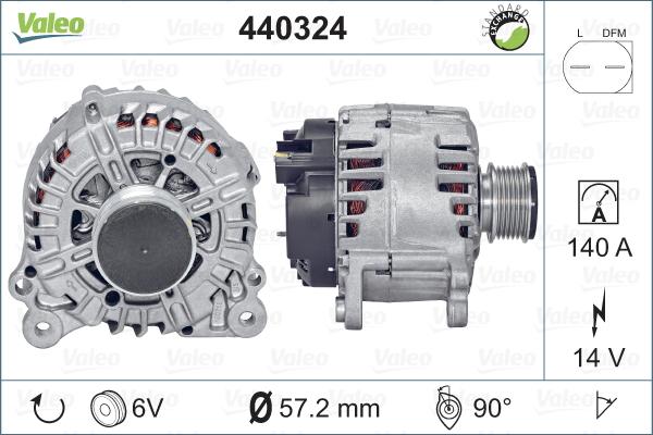 Valeo 440324 - Alternateur cwaw.fr