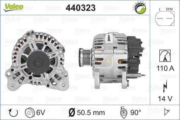 Valeo 440323 - Alternateur cwaw.fr