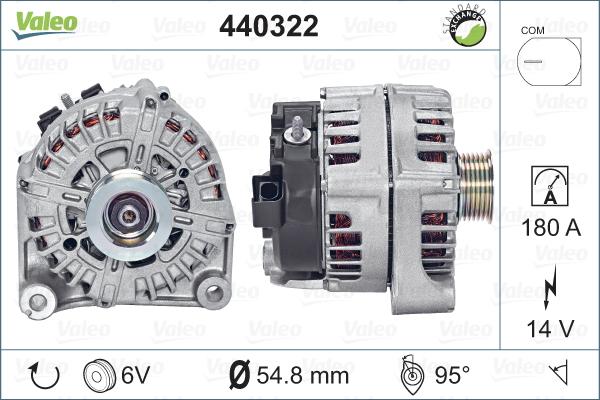 Valeo 440322 - Alternateur cwaw.fr