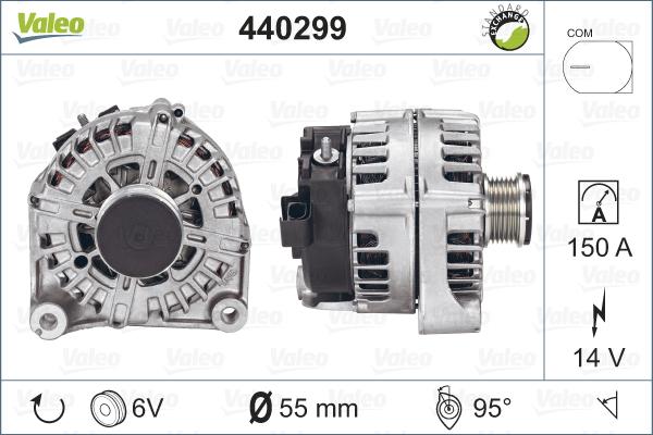 Valeo 440299 - Alternateur cwaw.fr