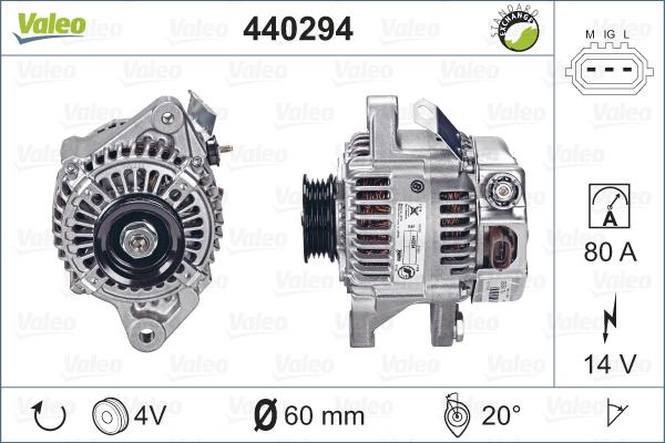 Valeo 440294 - Alternateur cwaw.fr