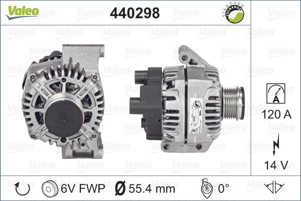 Valeo 440298 - Alternateur cwaw.fr