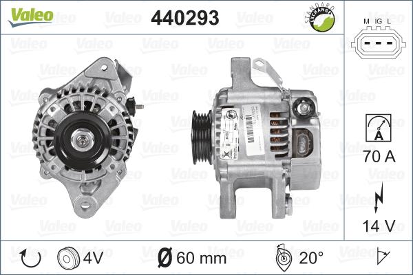 Valeo 440293 - Alternateur cwaw.fr