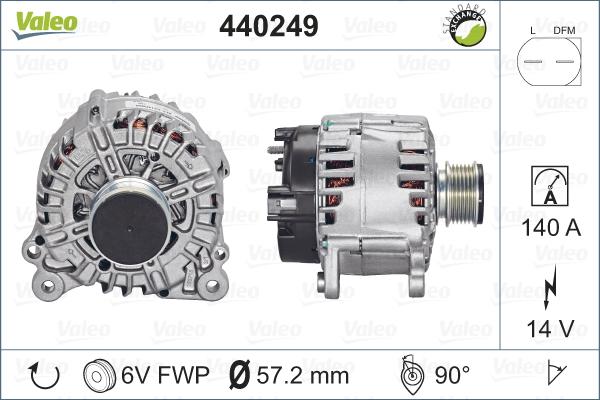 Valeo 440249 - Alternateur cwaw.fr