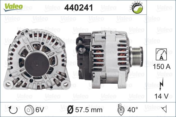 Valeo 440241 - Alternateur cwaw.fr