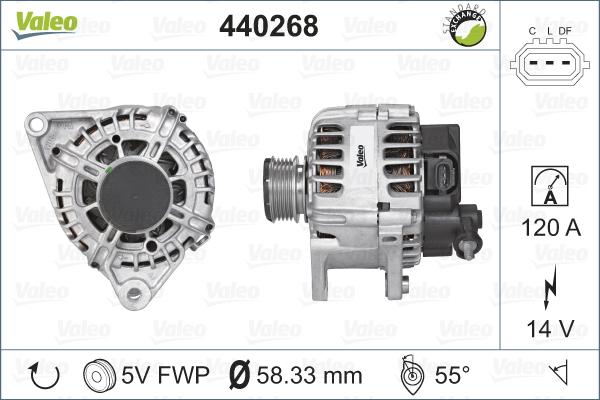 Valeo 440268 - Alternateur cwaw.fr