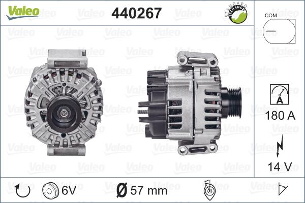 Valeo 440267 - Alternateur cwaw.fr