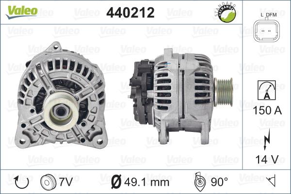 Valeo 440212 - Alternateur cwaw.fr