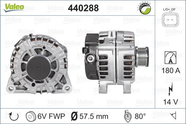 Valeo 440288 - Alternateur cwaw.fr