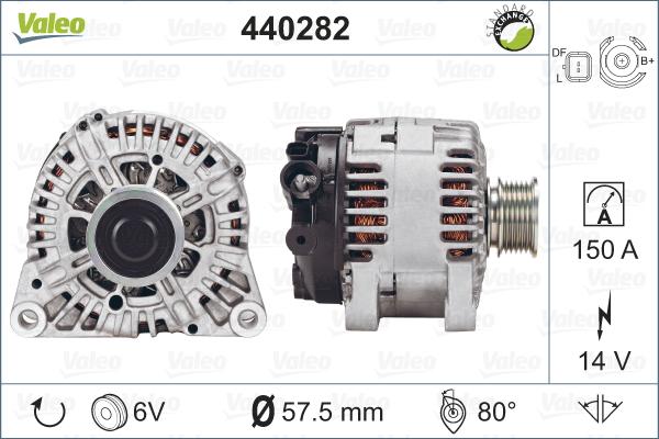 Valeo 440282 - Alternateur cwaw.fr